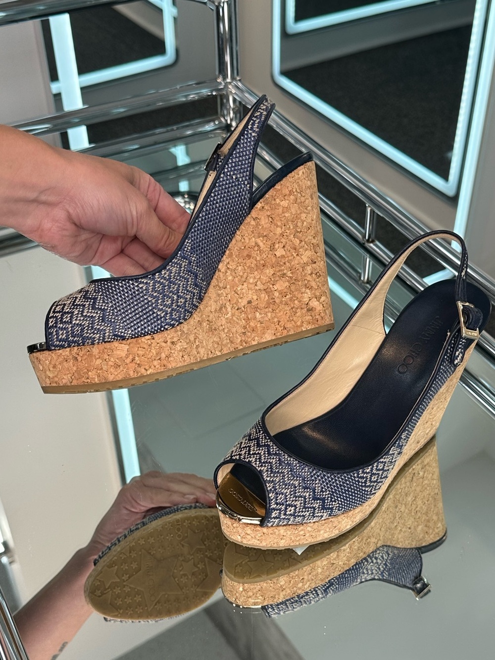 Jimmy Choo Cork Wedge